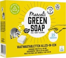 Image of Marcel's Green Soap Dishwasher Tablets All-in-One - Dishwasher Tabs - Dissolvabl