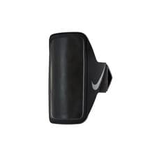 Image of Nike Lean Plus Swoosh Phone ArmbandOne Size Black/Silver  BS3981