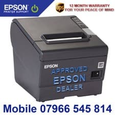Image of 2 x AS-NEW EPSON TM-T88V SERIAL & USB PRINTER + 12 MONTH WARRANTY + PSU