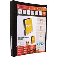 Image of Elba Vision 30mm 4D-Ring Binder Upright A3 Black 400009729