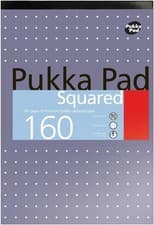 Image of Pukka Pad A4 5mm Squared White Refill Pad, 160 Pages