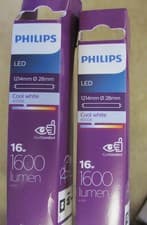 Image of LED batten lights 4ft fluorescent tube - 16W 1600 lumens- pack of 2 with starter
