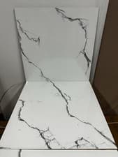 Image of White Carrara Gloss 60 X 60 CM Wall & Floor Porcelain Tiles