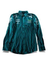 Image of Brand New - Aston Martin Racing F1 - Team Issue Button Up Shirt - Medium