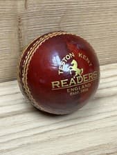 Image of Readers Special School Red Leather Cricket Ball Size Youths 4.75oz Hand Stitched