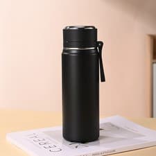 Image of Stainless Steel Vacuum Flask Set Thermal Bottle for Hot & Cold Drinks UK