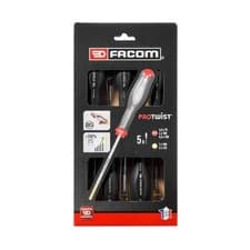 Image of Facom AT.5PB Protwist® 5 Piece Slotted & Phillips Screwdriver Set