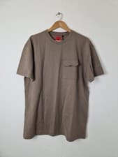 Image of LUKE 1977 Light Brown Short Sleeved 'Dragger' T-Shirt BNWT Size Large