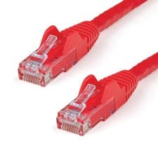 Image of StarTech.com 2m CAT6 Ethernet Cable - Red CAT 6 Gigabit Ethernet Wire -650MHz 10