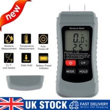 Image of Moisture Meter Detector Tester – Damp Meter for Wood, Masonry & Other Materials