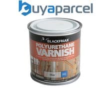 Image of Blackfriar BF0230002F1 Polyurethane Varnish P100 Clear Satin 250ml BKFPCSV250