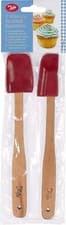 Image of Tala Silicone Headed Spatulas/Wooden Handles (Set of 2)