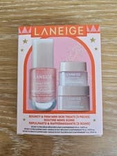 Image of Laneige Bouncy and Firm Mini Skin Treats 3 Piece Set Brand New