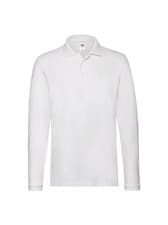 Image of Fruit Of The Loom 63310 Premium Regular Long Sleeve Cotton Polo Shirt