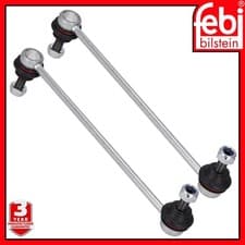 Image of Front Stabiliser Drop Link x2 Febi 21810 For Renault Captur Clio Lutecia 2005 on