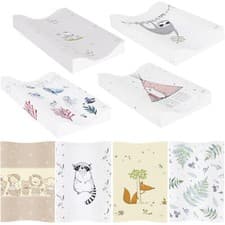 Image of BABY CHANGING MAT SOFT PADDED WATERPROOF BRAND NEW MANY DESIGNS RAISED EDGES