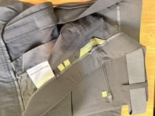 Image of Craghoppers Men’s Outdoor Trousers Black Lightweight Walking Hiking Belted S 40