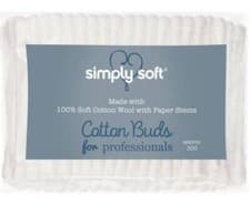 Image of Simply Soft Cotton Buds 100% Cotton x 2 (400 BUDS)