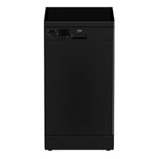 Image of Beko Freestanding Slimline Dishwasher - Quick&Shine™, Black DVS04020B