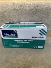 Image of Newlec Light Switch 1 Gang 2 Way 10ax Slimline Moulded