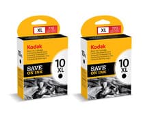 Image of 2x Genuine Kodak 10XL Black Ink Cartridges - FREE UK DELIVERY! - VAT included
