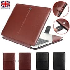 Image of Protector Case Leather Cover For MacBook Air Pro 11 12 13.3 14 15 16 inch Laptop