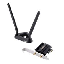 Image of ASUS AX3000 (PCE-AX58BT) WiFi 6 Dual Band PCIe Wireless Adapter with Bluetooth