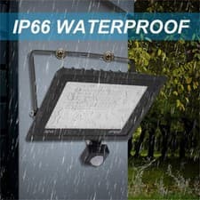 Image of Outdoor LED Floodlight PIR Motion Sensor Garden Outside Flood Security Lights