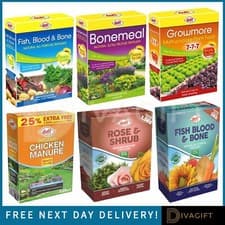 Image of ORGANIC PLANT FOOD ALL PURPOSE FERTILISER FRUIT VEGETABLE PLANT FEED FISH BLOOD