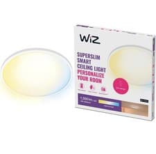 Image of WiZ Superslim Tunable White Ceiling Light [16W - White] WiFi Connected LED