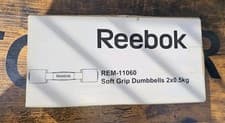 Image of Reebok Softgrip Dumbbells Hand Weight Lifting Gym Exercise Aerobic Pair 0.5kg