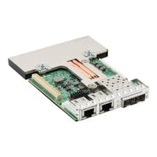 Image of Dell Broadcom 0NWMNX 57412 2x 10GbE SFP+ 2x RJ-45 Network Daughter Card