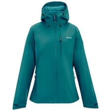 Image of Regatta Womens Oklarna Hooded Waterproof Breathable Jacket - Mediterranea, 10-18