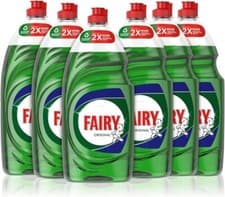 Image of Fairy Original Washing Up Liquid, 6 x 900ml