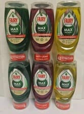Image of Fairy Max Power original, lemon.cherry Washing Up Liquid, 370ml x4 or 8 bottles