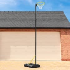 Image of Freestanding Netball Posts | **SCHOOLS STANDARD** - Adjustable Posts + Net