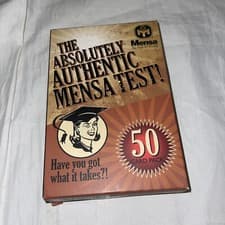 Image of The Absolutely Authentic Mensa Test! Sealed Cards
