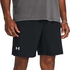 Image of Under Armour Launch Mens Running Shorts Black 7 Inch Lightweight Lined Run Short