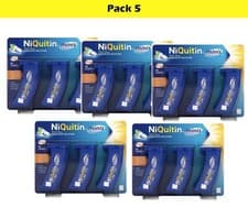 Image of NiQuitin Minis Mint 4mg Lozenges 60 Mint Lozenges (5 Boxes )  Exp 2027