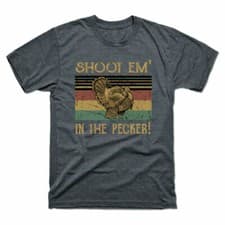 Image of Shirt Hunting Turkey The Pecker Men's T Legend Tee Em Shoot In Top Cotton Hunter