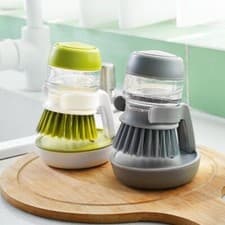 Image of Soap Dispenser, Dishwashing Brush, Home Kitchen Cleaning Brush with Holder