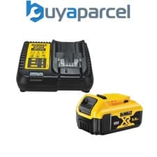 Image of Dewalt DCB184 5.0ah 18v XR Lithium Ion Battery + DCB115 Charger