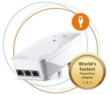 Image of devolo Magic 2-2400 LAN Triple: Add-on Powerline Adapter (Up to 2400 Mbps for Yo