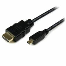 Image of Micro HDMI TV Cable to HDMI Lead For Tablets & Cameras GoPro Hero Hudi 1M- 3M