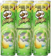 Image of Pringles Sour Cream & Onion Crisps - 200g - Pack of 6