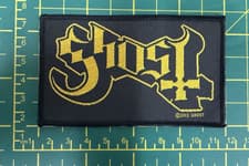 Image of Ghost Standard Logo Sew On Woven Patch Officially Licensed Patch