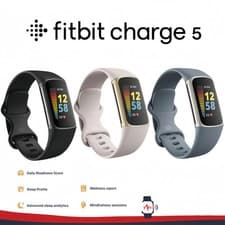 Image of Fitbit Charge 5 Activity Tracker, GPS, Bluetooth, Heart Rate, Running / Fitness