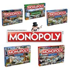 Image of Monopoly Regional Edition Board Game 27 Options To Choose! Lincoln, Cork & More