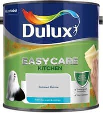 Image of Dulux Easycare Kitchen Matt Emulsion WallsCeilings Polished Pebble Paint 2.5L