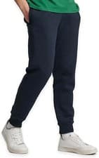 Image of Superdry Mens Orange Label Joggers Rich Navy Marl Blue bottoms Track Suit Jogger